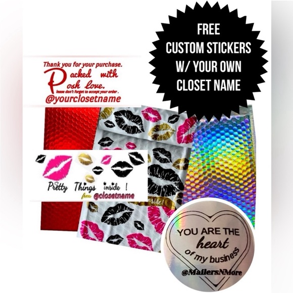 ❤️ bubble mailers pretty envelopes for jewelry trinkets gifts make up accesories - Picture 1 of 7